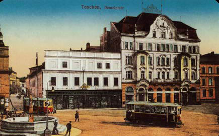 Hotel, pocztówka z 1915 r.