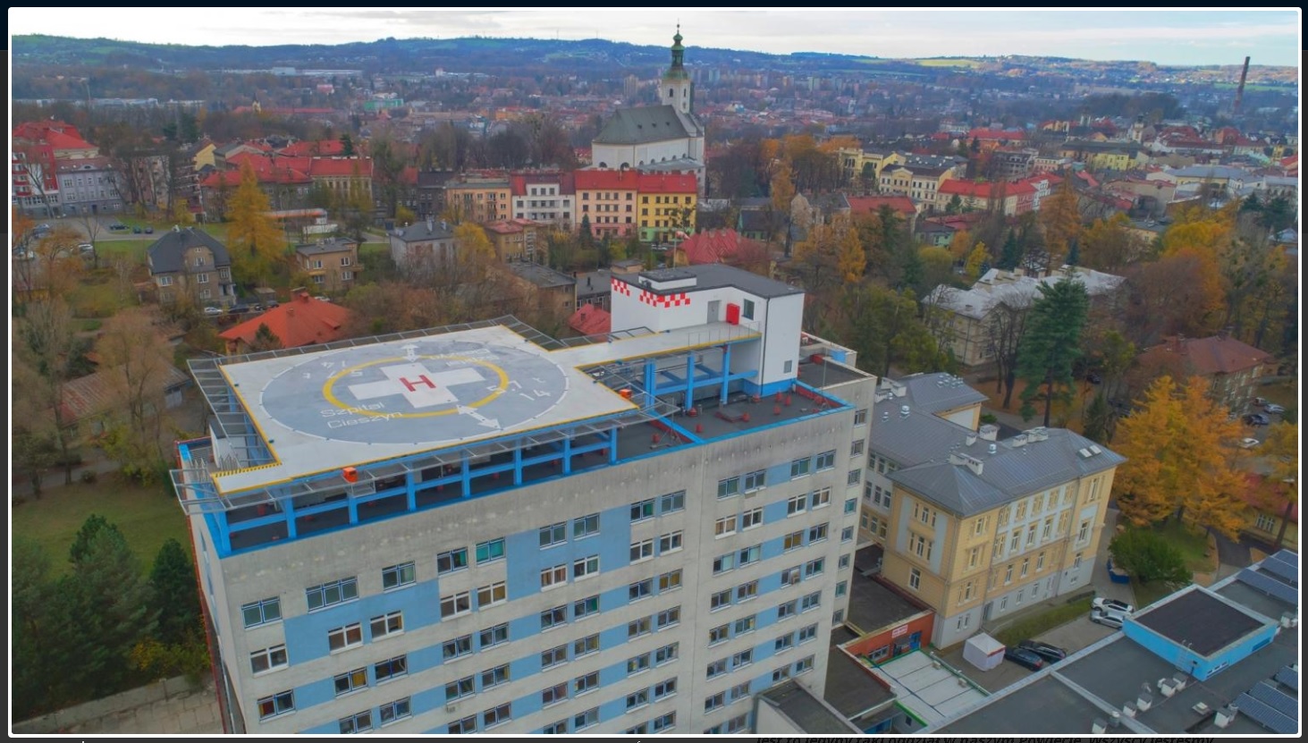 Na zdjęciu budynek Szpitala Śląskiego w Cieszynie