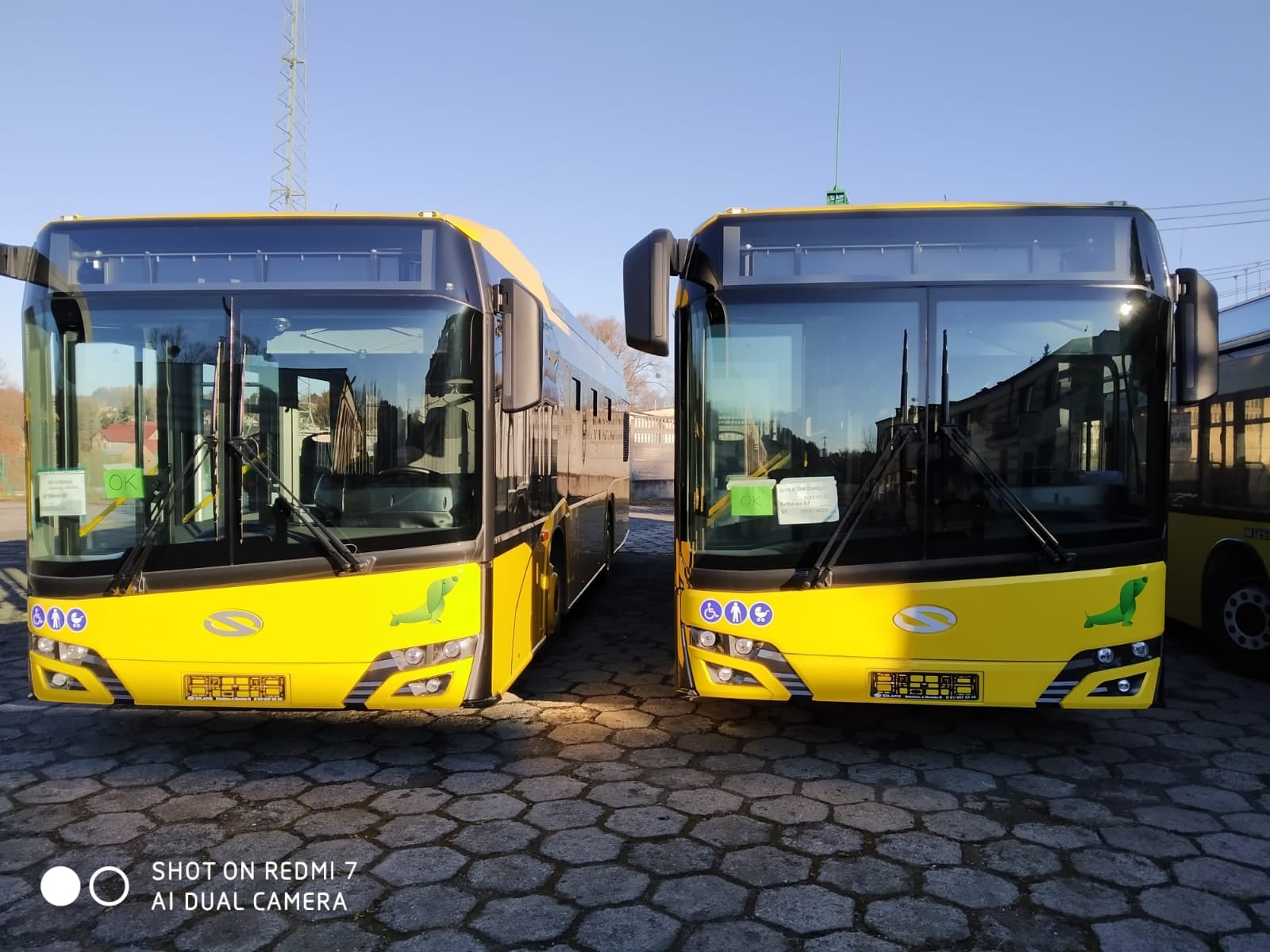 Zakupione przez Miasto Cieszyn dwa autobusy Solaris Urbino fot. ZGK