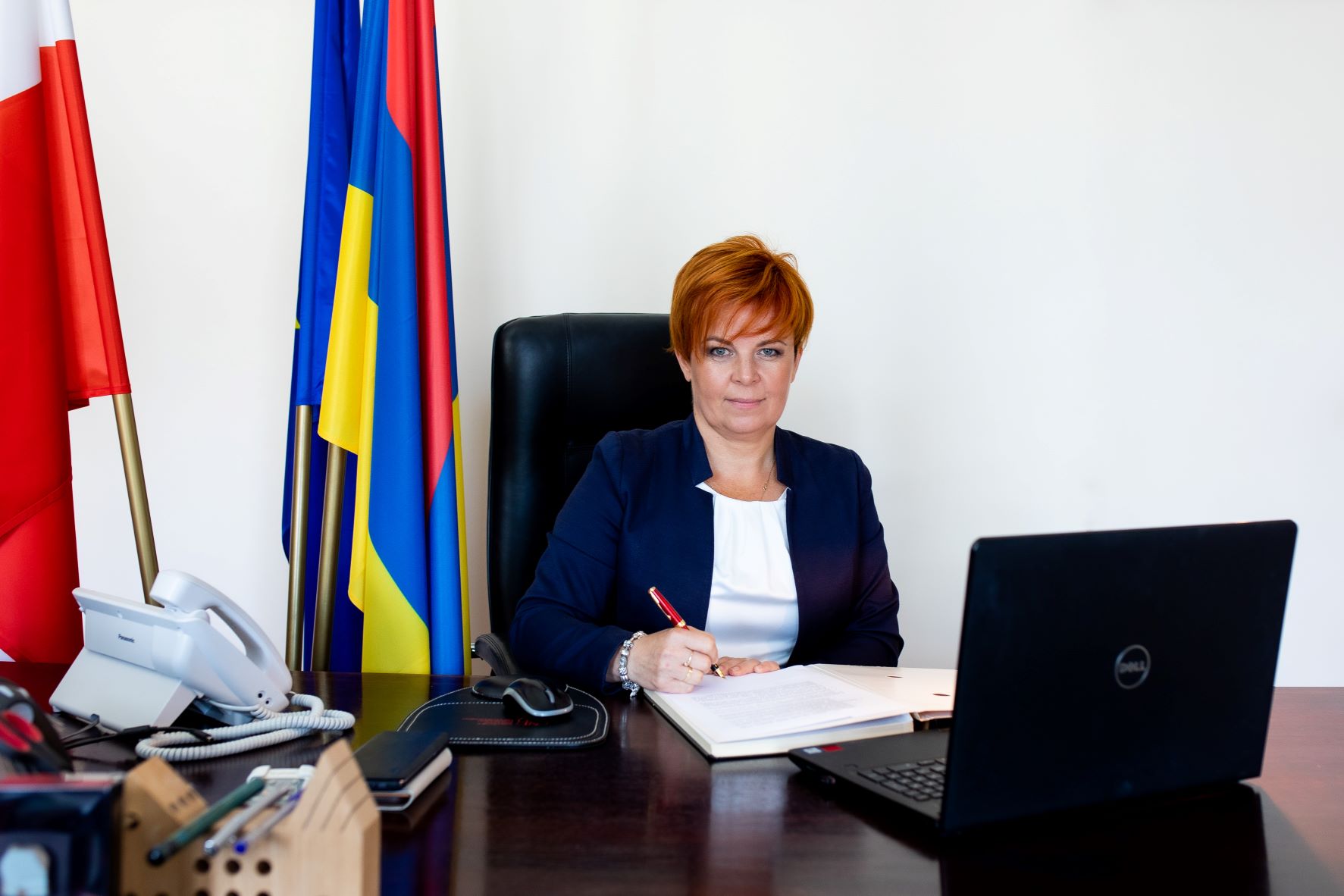 Na zdjęciu Burmistrz Miasta Cieszyna Gabriela Staszkiewicz fot. arc