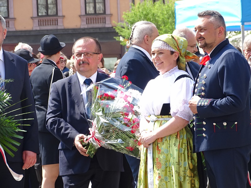 3 Maja w Cieszynie - na cieszyńskim Rynku fot. BSK