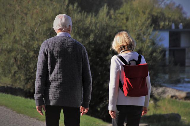 Na zdjęciu senior z osobą towarzyszącą, fot. pixabay