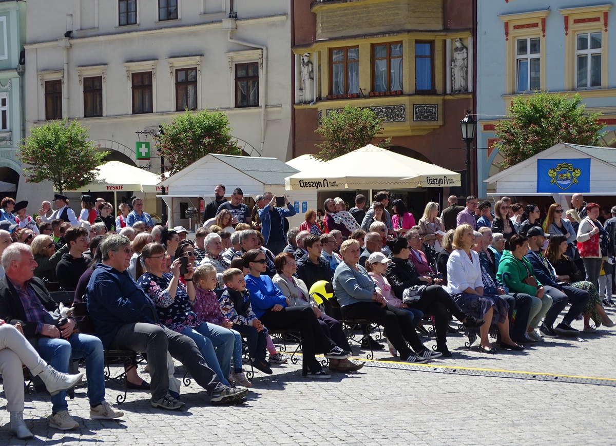 Wydarzenie na cieszyńskim Rynku  „Od brzegu do brzegu”, fot. BSK