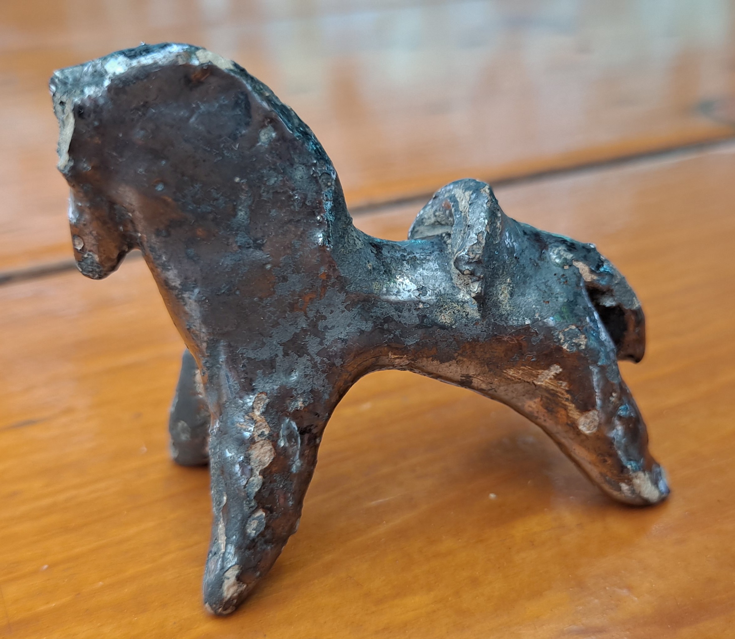 Ceramiczny konik- zabawka dziecięca - fot. Muzeum Śląska Cieszyńskiego