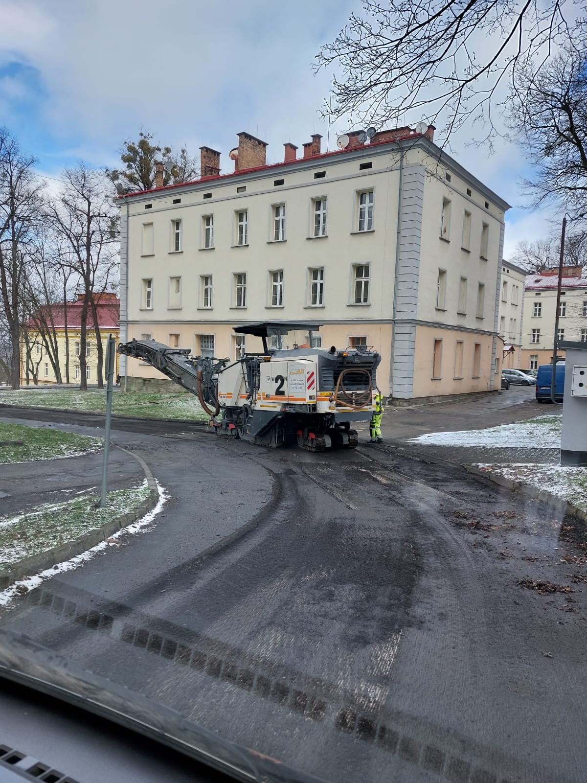 ulica Towarowa w trakcie remontu, fot. Miejski Zarząd Dróg