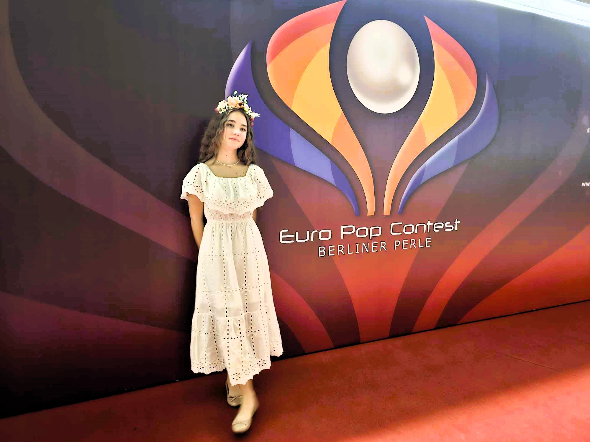 AnTosia Kraszewska podczas Euro Pop Contest w Berlinie