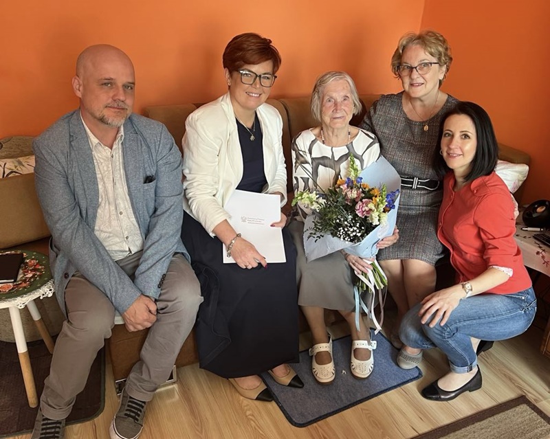 Pani Zofia świętuje dziś swój wyjątkowy Jubileusz Setnych Urodzin - fot. BSK