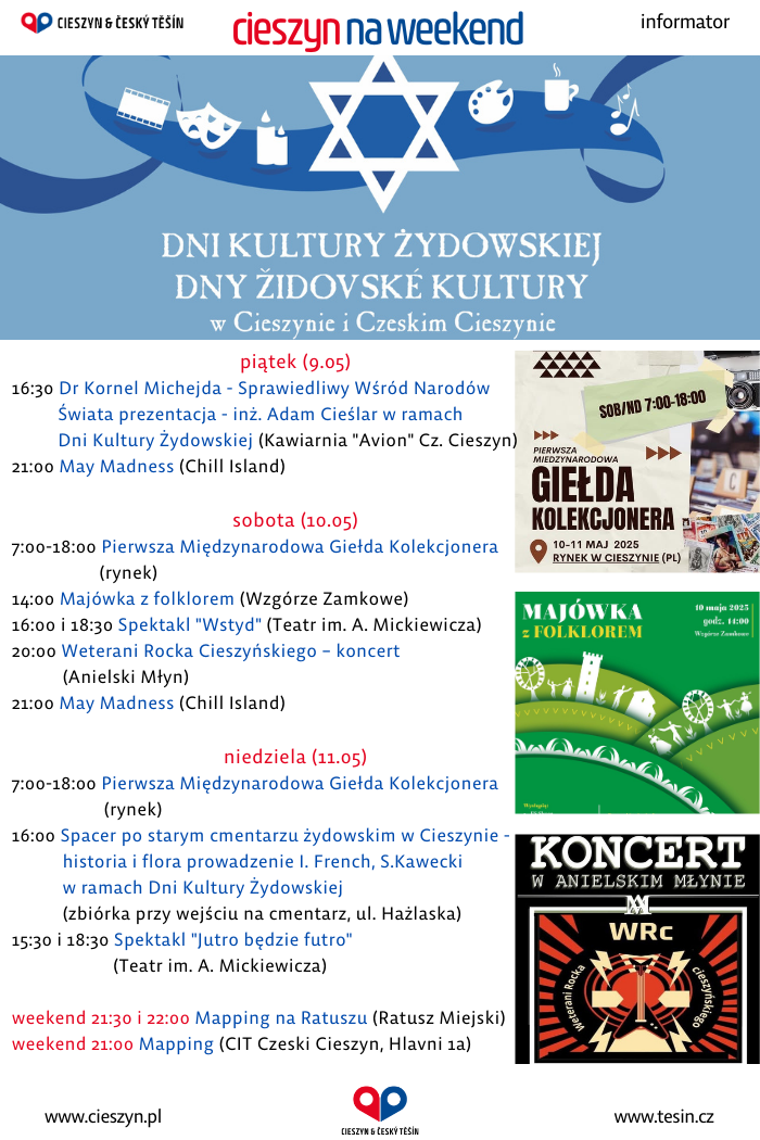 rozpiska weekendowa (mat. UM Cieszyn)