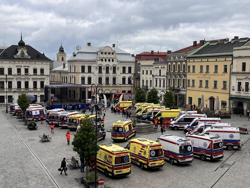 W mistrzostwach uczestniczyło 27 zespołów ratownictwa medycznego z całej Polski., fot. UM Cieszyn