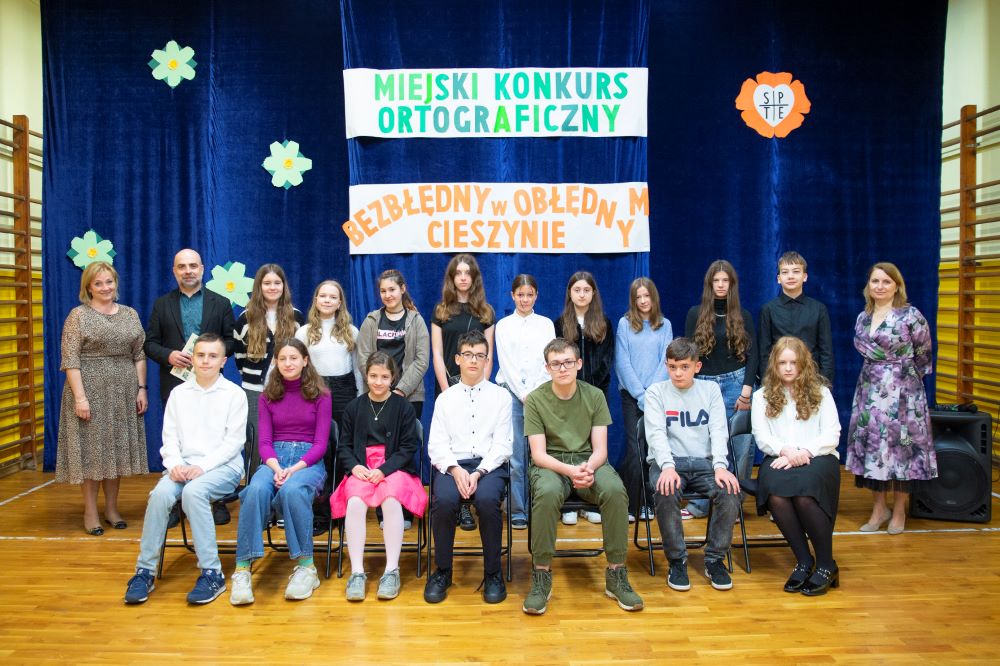 Uczestnicy konkursu ortograficznego (zdj. Sławomir Gac)