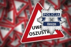 trójkąt z napisem oszustwo zdjęcie fałszywego wezwania