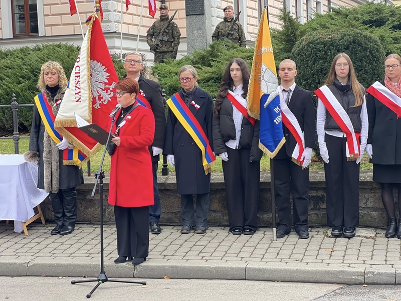 Przemówienie Burmistrz Miasta Cieszyna, Gabrieli Staszkiewicz 