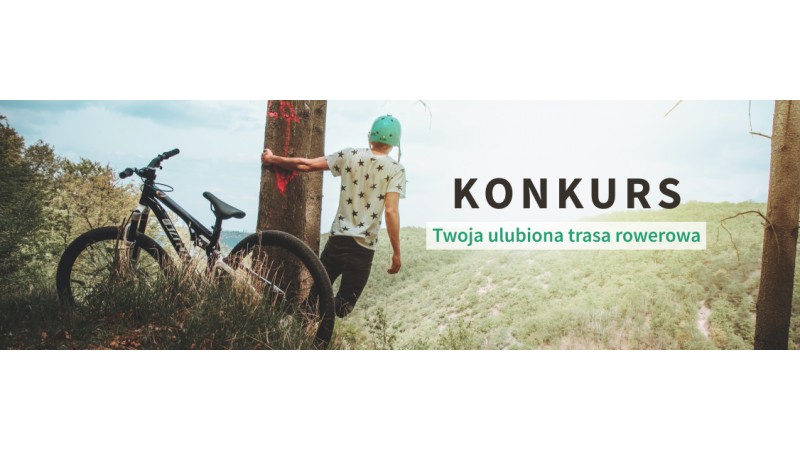 Plakat dotyczący konkursu rowerowego fot. mat.pras