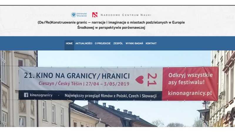 Zrzut ekranu ze strony internetowej projektu.