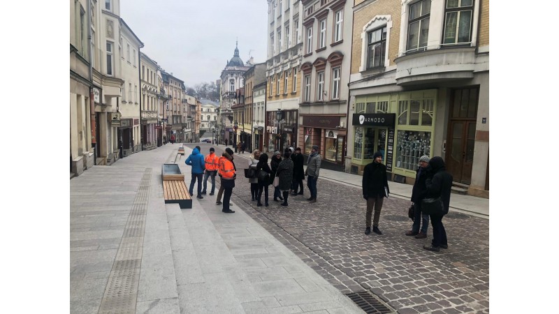 Odbiór końcowy robót budowlanych związanych z rewitalizacją ul. Głębokiej mat.pras 