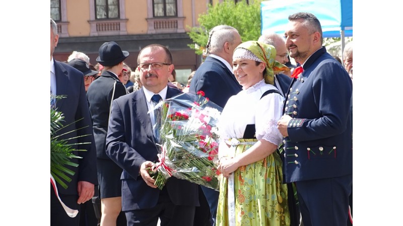 3 Maja w Cieszynie - na cieszyńskim Rynku fot. BSK