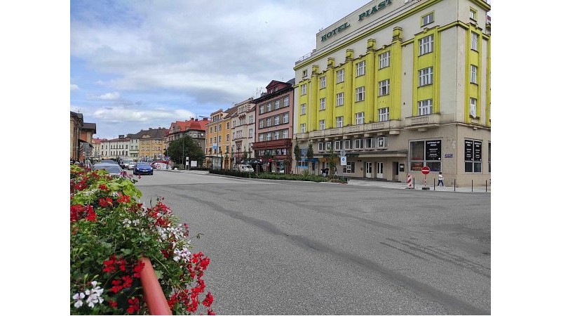 Ulica Dworcowa w Czeskim Cieszynie, fot. Miasto Czeski Cieszyn