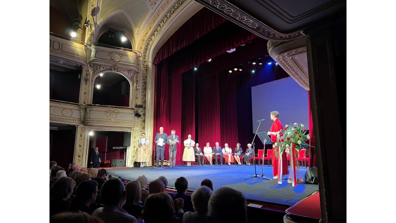 Wręczenie Laurów Ziemi Cieszyńskiej 2023 w Teatrze A. Mickiewicza w Cieszynie