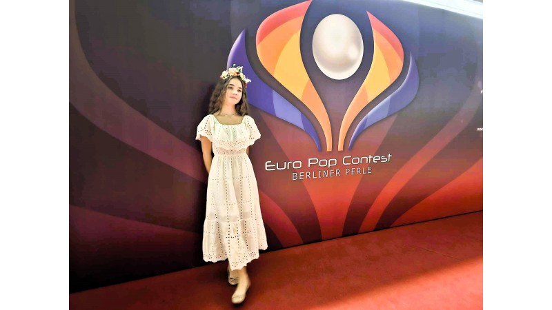 AnTosia Kraszewska podczas Euro Pop Contest w Berlinie