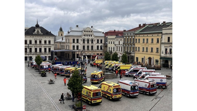 W mistrzostwach uczestniczyło 27 zespołów ratownictwa medycznego z całej Polski., fot. UM Cieszyn