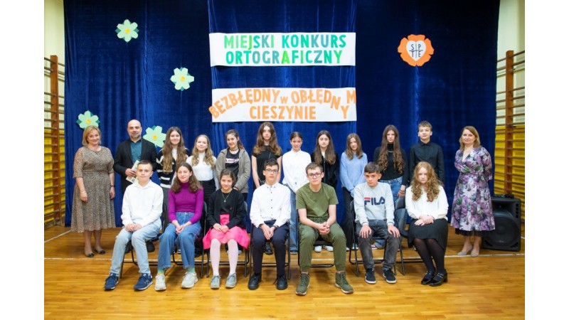 Uczestnicy konkursu ortograficznego (zdj. Sławomir Gac)