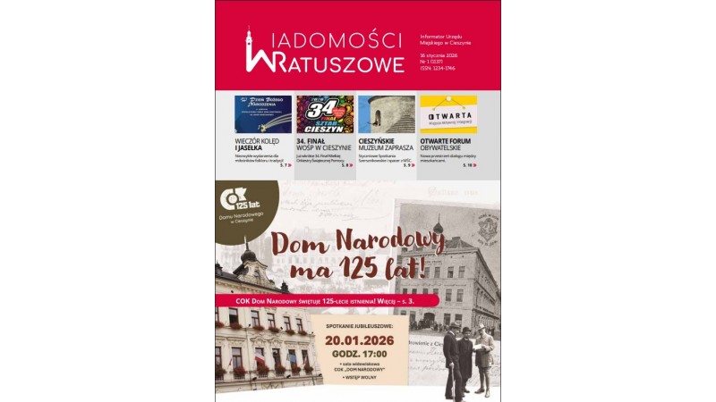 okładka Wiadomości Ratuszowych nr 1