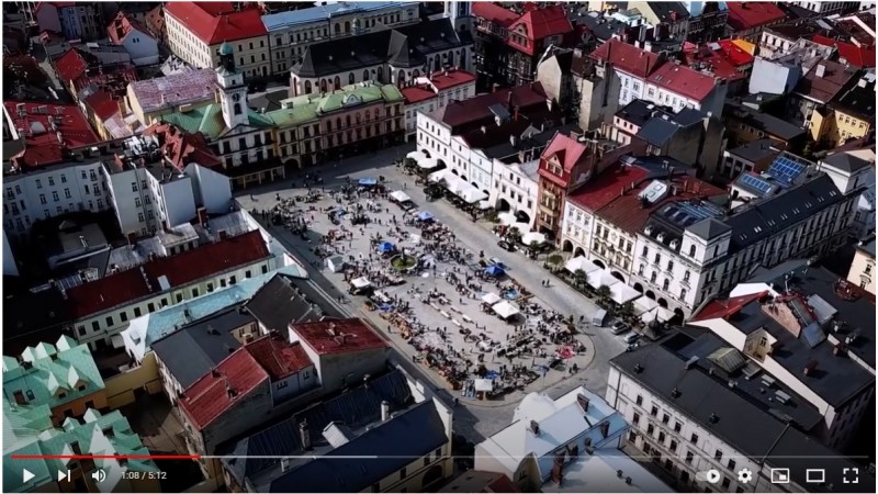 Zrzut ekranu z filmu Cieszyn w Telewizji Turystycznej - Polska na Weekend