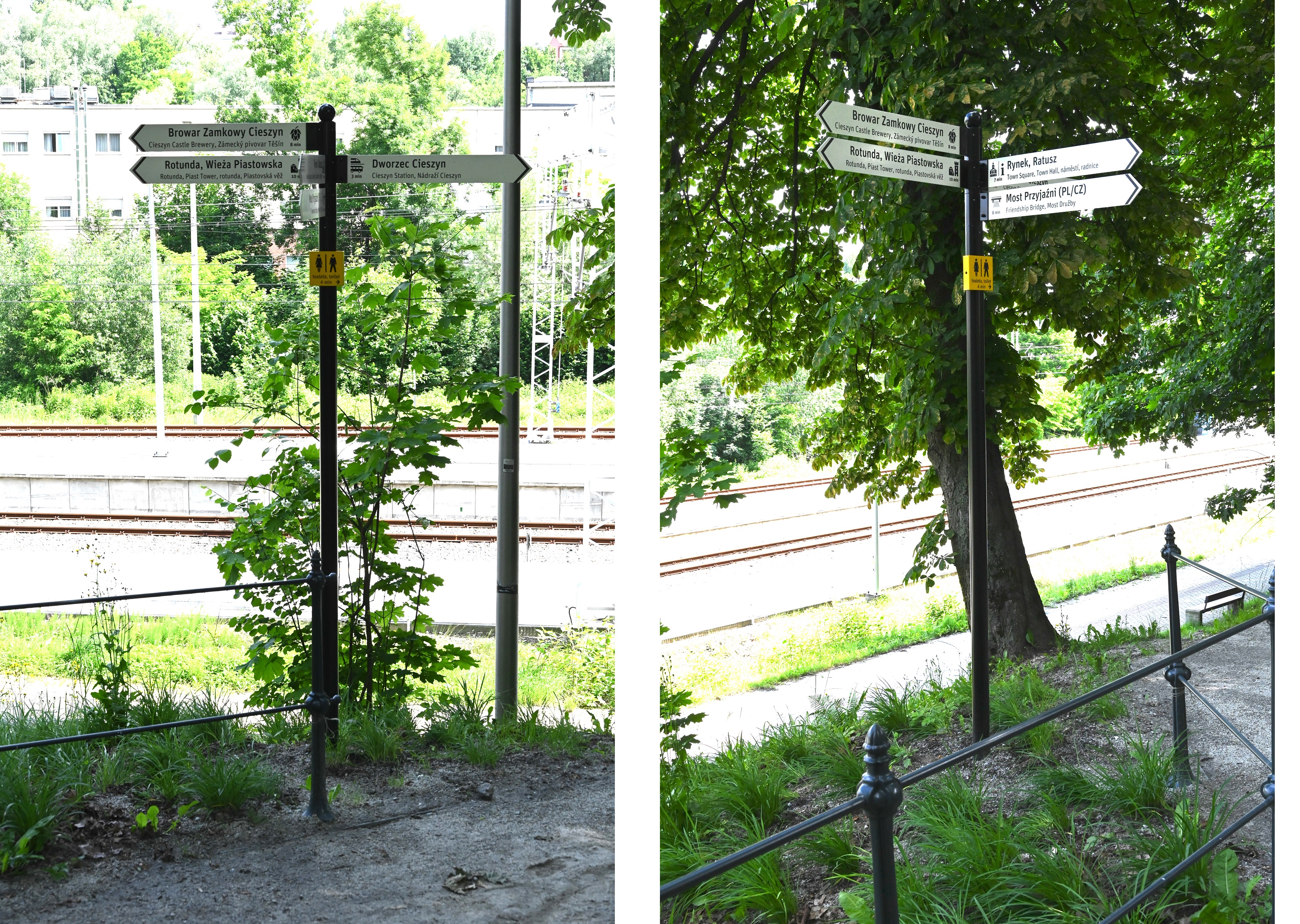Słupek w Parku Św. Trójcy